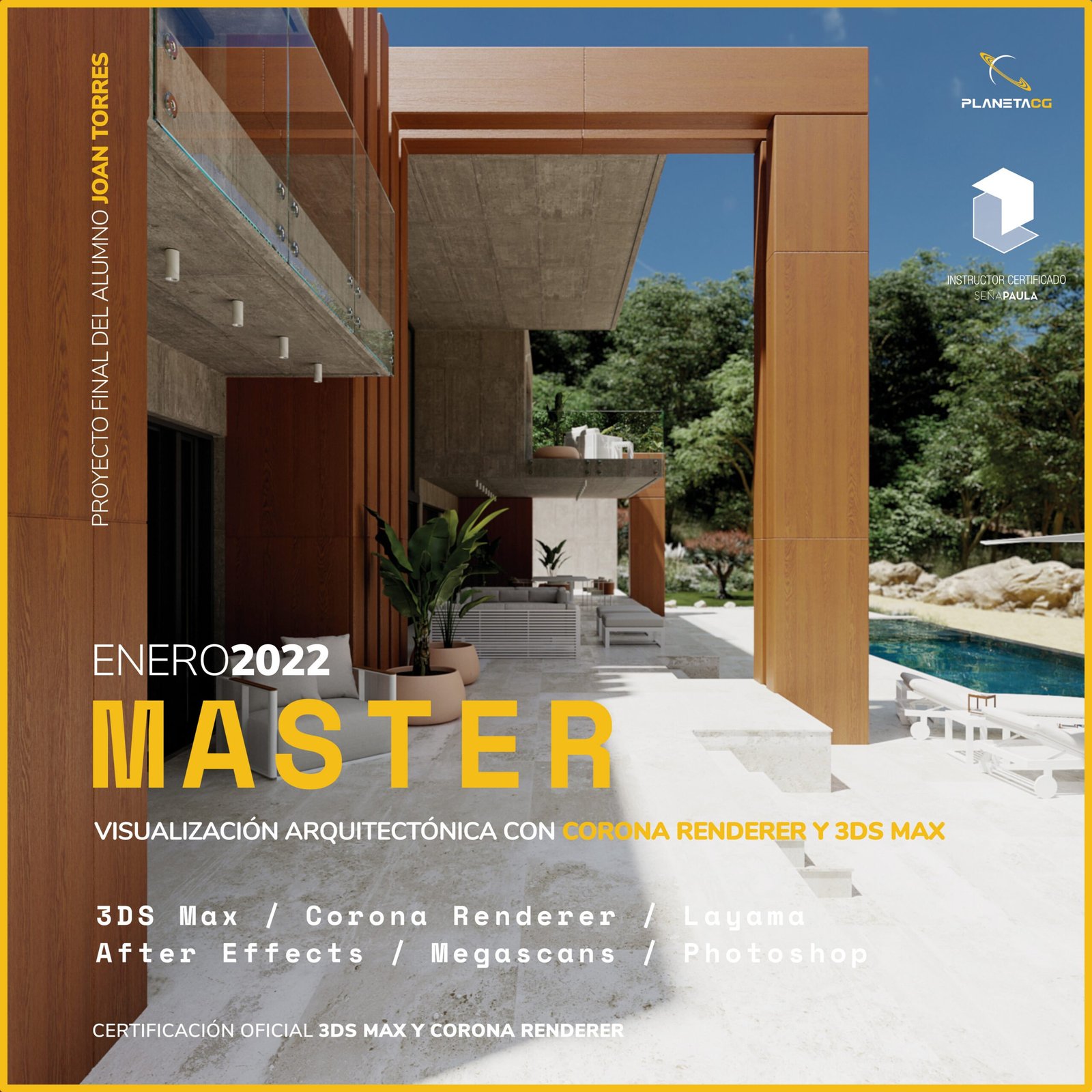 MASTER ONLINE EN VISUALIZACIÓN ARQUITECTÓNICA 2022