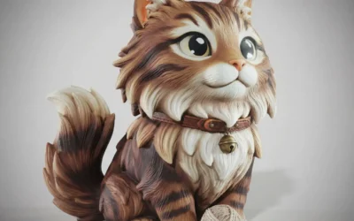 Modelado por IA de un muñeco inspirado en Nikolas con MeshyAI.