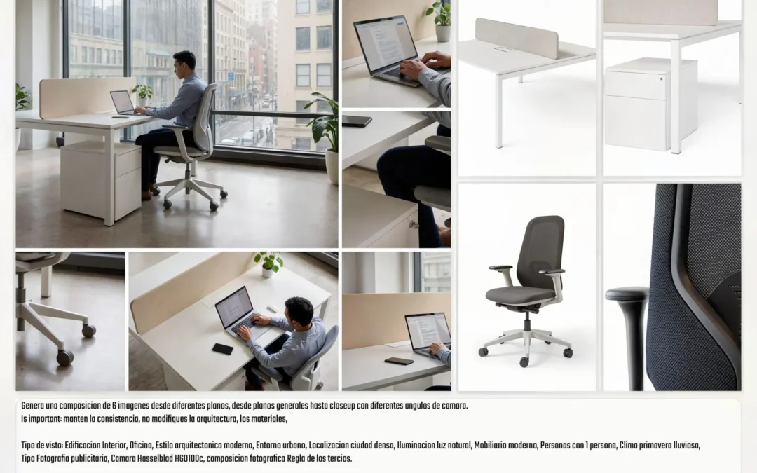 sistema de trabajo híbrido 3D + IA